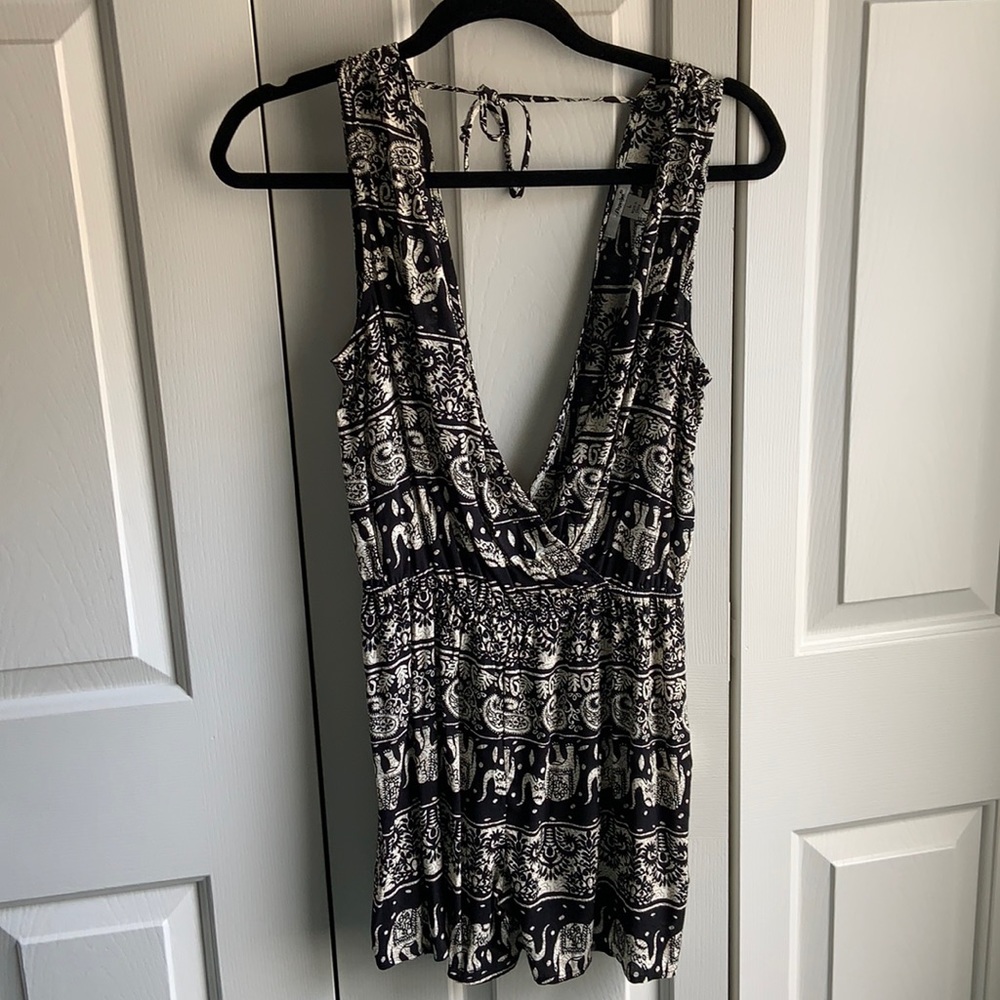 Elephant print Romper